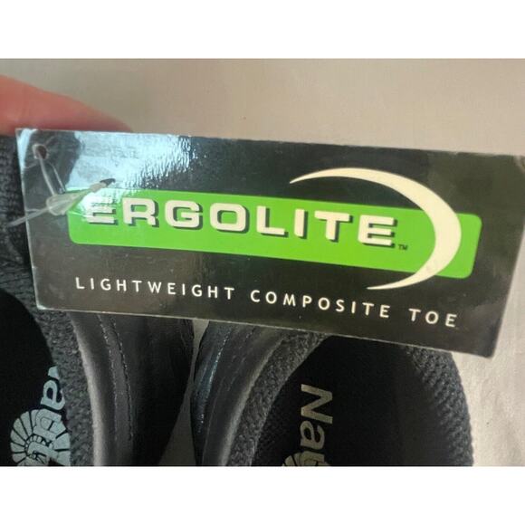 Nautilus Safety Footwear Ergonomics N110 Work Shoes Mens 8.5 M Black Hard Toe - Picture 9 of 11